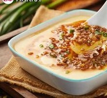 Minced Pork Steamed Egg