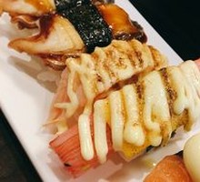 Grilled Salmon Sushi