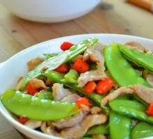 荷兰豆炒肉