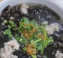 Seaweed and Pork Ball Soup