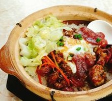 Braised Pork Ribs with Char Siu Rice
