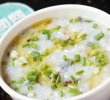 Century Egg and Pork Porridge