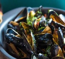 Cheese Garlic Mussels