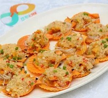 Steamed Scallops with Garlic and Vermicelli