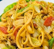 Egg Fried Knife-Cut Noodles