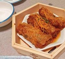 Braised Bamboo Roll with Abalone Sauce