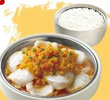 Golden Sauce Steamed Fish Belly with Rice