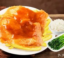 Gold Medal Plum Juice Chicken Leg Rice