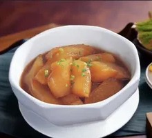 Braised Radish with Pork Sauce