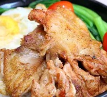 Pan-Fried Chicken Rice