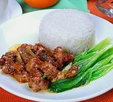 Steamed Spare Ribs with Fermented Black Beans Rice