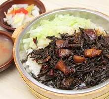 Dried Green Bean with Pork Rice
