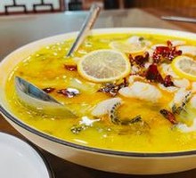 Golden Sour Fish in Fish Soup