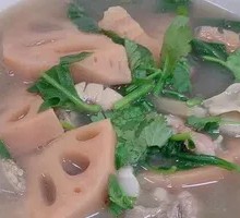 Lotus Root and Pork Offal Soup