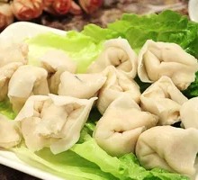 Fish Skin Dumpling Noodle Soup