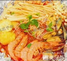 Silver Paper Shrimp and Clam Noodles