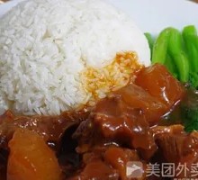 Potato Stewed Beef Rice