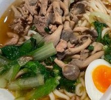 Mushroom Three Delicacies Noodle Soup