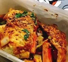 Egg Chicken Strip Grilled Cold Noodles