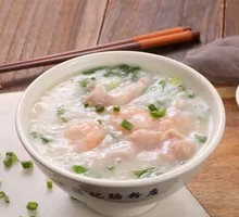 Fresh Shrimp and Pork Rice Porridge