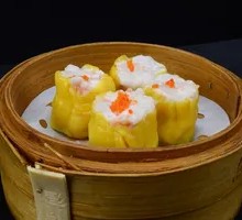 Steamed Fresh Shrimp with Crab Roe