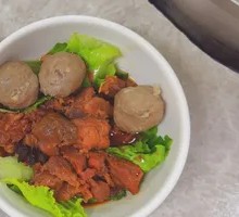 Beef Shank and Beef Balls Soup Noodles