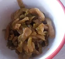 Spicy Pickled Mustard Stem