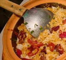 Homemade Sun-Dried Preserved Meat Baozi Rice