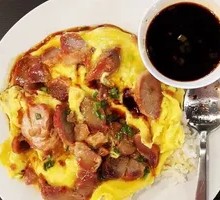 Barbecued Pork Stir-fried with Soft Egg