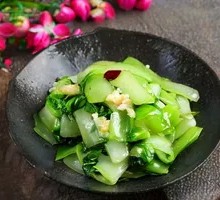 Stir-fried Mustard Greens with Garlic