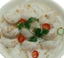 Fish Skin Dumpling Noodles