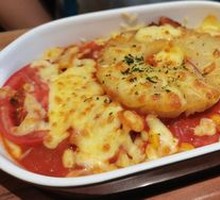 Cheese Baked Pork Chop Rice