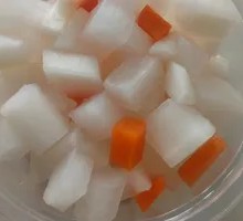 Crispy Radish Cubes