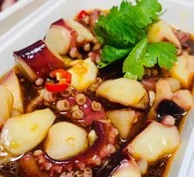 Spicy Mustard Octopus Claws