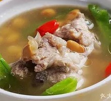 Stewed Pork Bone with Soybeans and Bitter Melon