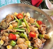 Stir-fried Frog with Ginger and Scallion
