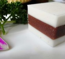 Coconut Red Bean Cake