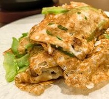 Foie Gras Stir-Fried with Bitter Melon and Egg White