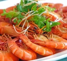 Steamed Fresh Prawn