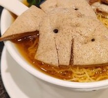 Thick and Crisp Fresh Pork Intestine Noodle Soup