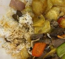 Beef and Potato Rice Bowl