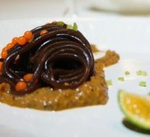 Taro Starch Noodles with Pear