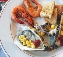 Golden and Silver Garlic Grilled Oysters (Dinner/Seasonal)