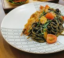 Shrimp Squid Ink Pasta