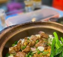 Chicken and Pork Patty Baozi Rice