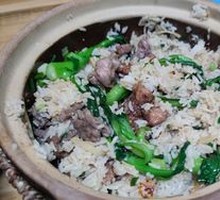 Beef and Pork Rib Claypot Rice