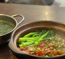 Pork and Preserved Meat Claypot Rice
