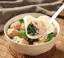 Bittercress and Pork Wontons