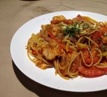 Salmon Tomato Pasta