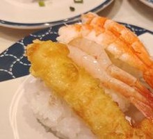Three Varieties of Shrimp Sushi Platter